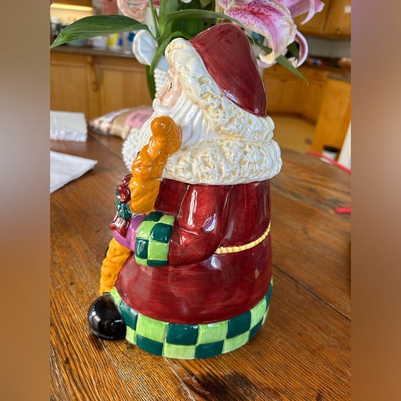 SAINT NICK/ SANTA CLAUS Vintage 11" Cookie Jar - Picture 4 of 9